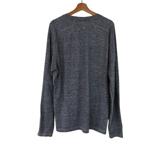 LULULEMON Men's Surge Long Sleeve Henley Shirt Reflective - Picture 5 of 8